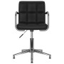 Swivel dining chairs 4 units black synthetic leather by vidaXL, dining chairs - Ref: Foro24-3088073, Price: 284,83 €, Discoun...