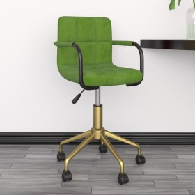 Swivel dining chairs 4 units light green velvet by vidaXL, dining chairs - Ref: Foro24-3088200, Price: 224,99 €, Discount: %