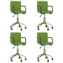 Swivel dining chairs 4 units light green velvet by vidaXL, dining chairs - Ref: Foro24-3088200, Price: 224,02 €, Discount: %