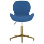 Swivel dining chairs 2 pcs blue velvet by vidaXL, dining chairs - Ref: Foro24-335055, Price: 114,72 €, Discount: %