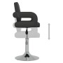 Sillas de comedor giratorias 6 unidades cuero sintético negro de vidaXL, Sillas de comedor - Ref: Foro24-3089117, Precio: 496...