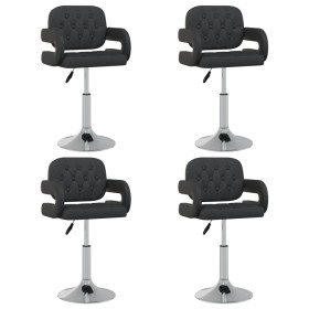 Swivel dining chairs 4 units black synthetic leather by vidaXL, dining chairs - Ref: Foro24-3089107, Price: 287,99 €, Discoun...