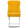 Mustard Yellow Velvet Dining Chair by vidaXL, dining chairs - Ref: Foro24-327161, Price: 126,24 €, Discount: %