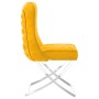 Mustard Yellow Velvet Dining Chair by vidaXL, dining chairs - Ref: Foro24-327161, Price: 126,24 €, Discount: %