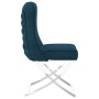 Silla de comedor terciopelo acero inoxidable azul 53x52x98 cm de vidaXL, Sillas de comedor - Ref: Foro24-288590, Precio: 184,...