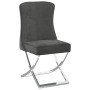 Gray stainless steel velvet dining chair 53x52x98 cm by vidaXL, dining chairs - Ref: Foro24-288587, Price: 229,99 €, Discount: %