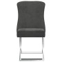 Gray stainless steel velvet dining chair 53x52x98 cm by vidaXL, dining chairs - Ref: Foro24-288587, Price: 229,99 €, Discount: %