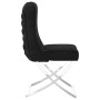 Silla de comedor terciopelo acero inoxidable negro 53x52x98 cm de vidaXL, Sillas de comedor - Ref: Foro24-288586, Precio: 162...