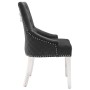 Sillas de comedor 4 unidades terciopelo negro de vidaXL, Sillas de comedor - Ref: Foro24-3080229, Precio: 666,99 €, Descuento: %