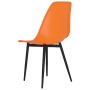 Sillas de comedor 6 unidades PP naranja de vidaXL, Sillas de comedor - Ref: Foro24-3082350, Precio: 228,17 €, Descuento: %