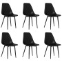 Sillas de comedor 6 unidades negras PP de vidaXL, Sillas de comedor - Ref: Foro24-3082342, Precio: 205,89 €, Descuento: %