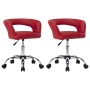 Dining chairs 2 units red synthetic leather by vidaXL, dining chairs - Ref: Foro24-283557, Price: 89,32 €, Discount: %