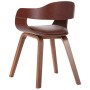 Dining chairs, 2 units, curved wood and synthetic leather by vidaXL, dining chairs - Ref: Foro24-327331, Price: 136,75 €, Dis...