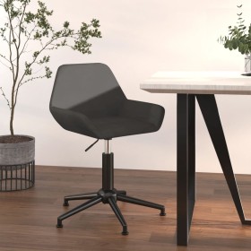 Dark Gray Velvet Swivel Dining Chair by vidaXL, dining chairs - Ref: Foro24-3084962, Price: 81,95 €, Discount: %