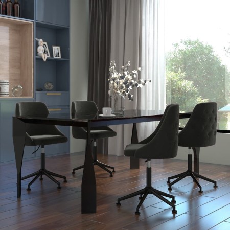 Dining chairs 4 units dark gray velvet by vidaXL, dining chairs - Ref: Foro24-3085262, Price: 319,72 €, Discount: %