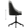 Dark Gray Velvet Dining Chair by vidaXL, dining chairs - Ref: Foro24-3085250, Price: 82,87 €, Discount: %