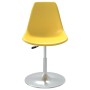 Swivel dining chairs 4 units PP yellow by vidaXL, dining chairs - Ref: Foro24-338272, Price: 153,82 €, Discount: %