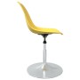 Swivel dining chairs 4 units PP yellow by vidaXL, dining chairs - Ref: Foro24-338272, Price: 153,82 €, Discount: %