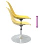 Swivel dining chairs 4 units PP yellow by vidaXL, dining chairs - Ref: Foro24-338272, Price: 153,82 €, Discount: %