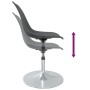 Sillas de comedor giratorias 6 unidades PP gris de vidaXL, Sillas de comedor - Ref: Foro24-3085287, Precio: 260,99 €, Descuen...