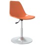 Sillas de comedor giratorias 4 unidades PP naranja de vidaXL, Sillas de comedor - Ref: Foro24-338282, Precio: 174,16 €, Descu...