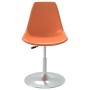 Drehbare Esszimmerstühle 4 Einheiten PP orange von vidaXL, Essstühle - Ref: Foro24-338282, Preis: 174,99 €, Rabatt: %