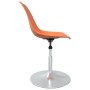 Sillas de comedor giratorias 4 unidades PP naranja de vidaXL, Sillas de comedor - Ref: Foro24-338282, Precio: 174,16 €, Descu...