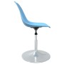 Sillas de comedor giratorias 2 unidades PP azul de vidaXL, Sillas de comedor - Ref: Foro24-338277, Precio: 94,74 €, Descuento: %