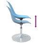 Sillas de comedor giratorias 2 unidades PP azul de vidaXL, Sillas de comedor - Ref: Foro24-338277, Precio: 94,74 €, Descuento: %