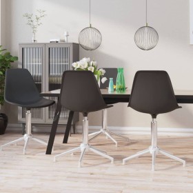 Swivel dining chairs 4 units light gray PP by vidaXL, dining chairs - Ref: Foro24-3085313, Price: 199,99 €, Discount: %