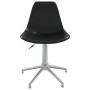 Black PP Swivel Dining Chairs by vidaXL, dining chairs - Ref: Foro24-3085310, Price: 77,97 €, Discount: %