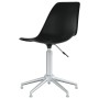 Black PP Swivel Dining Chairs by vidaXL, dining chairs - Ref: Foro24-3085310, Price: 77,97 €, Discount: %