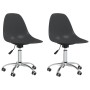 Swivel dining chairs 2 units PP light gray by vidaXL, dining chairs - Ref: Foro24-338286, Price: 109,11 €, Discount: %