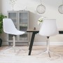 Swivel dining chairs 2 units PP white by vidaXL, dining chairs - Ref: Foro24-338292, Price: 121,99 €, Discount: %