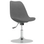 Swivel dining chairs 4 units light gray fabric by vidaXL, dining chairs - Ref: Foro24-338319, Price: 277,10 €, Discount: %