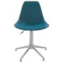 Swivel dining chairs 2 units PP turquoise by vidaXL, dining chairs - Ref: Foro24-338298, Price: 109,95 €, Discount: %