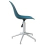 Swivel dining chairs 2 units PP turquoise by vidaXL, dining chairs - Ref: Foro24-338298, Price: 109,95 €, Discount: %