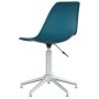 Swivel dining chairs 2 units PP turquoise by vidaXL, dining chairs - Ref: Foro24-338298, Price: 109,95 €, Discount: %