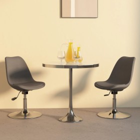 Swivel dining chairs 2 units dark gray fabric by vidaXL, dining chairs - Ref: Foro24-338316, Price: 171,99 €, Discount: %