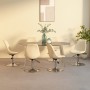 Swivel dining chairs 6 units cream fabric by vidaXL, dining chairs - Ref: Foro24-3085366, Price: 366,45 €, Discount: %