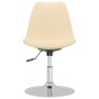 Swivel dining chairs 6 units cream fabric by vidaXL, dining chairs - Ref: Foro24-3085366, Price: 366,45 €, Discount: %