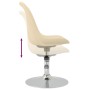 Swivel dining chairs 6 units cream fabric by vidaXL, dining chairs - Ref: Foro24-3085366, Price: 366,45 €, Discount: %