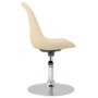 Swivel dining chairs 6 units cream fabric by vidaXL, dining chairs - Ref: Foro24-3085366, Price: 366,45 €, Discount: %