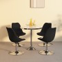 Sillas de comedor giratorias 4 unidades tela negro de vidaXL, Sillas de comedor - Ref: Foro24-338327, Precio: 337,87 €, Descu...