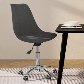 Dark gray fabric swivel dining chair by vidaXL, dining chairs - Ref: Foro24-3085367, Price: 109,48 €, Discount: %