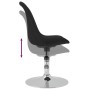 Swivel dining chairs 4 units black fabric by vidaXL, dining chairs - Ref: Foro24-338327, Price: 336,38 €, Discount: %