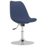 Sillas de comedor giratorias 4 unidades tela azul de vidaXL, Sillas de comedor - Ref: Foro24-338321, Precio: 277,32 €, Descue...