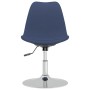 Sillas de comedor giratorias 4 unidades tela azul de vidaXL, Sillas de comedor - Ref: Foro24-338321, Precio: 277,32 €, Descue...