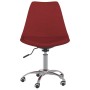 Sillas de comedor giratorias 4 unidades tela rojo tinto de vidaXL, Sillas de comedor - Ref: Foro24-3085384, Precio: 279,52 €,...