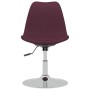 Swivel dining chairs, 2 units, purple fabric by vidaXL, dining chairs - Ref: Foro24-338332, Price: 174,78 €, Discount: %